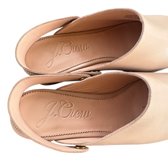 J.Crew Convertible Leather Clog in Nude, Size 11 - Picture 7 of 9
